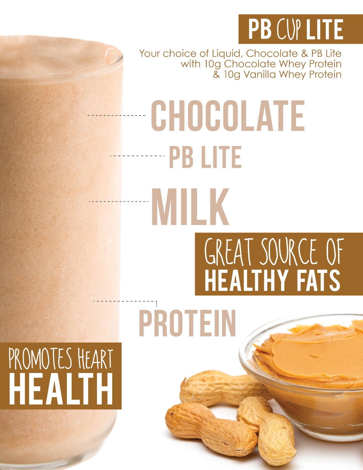 PB Cup Lite Smoothie