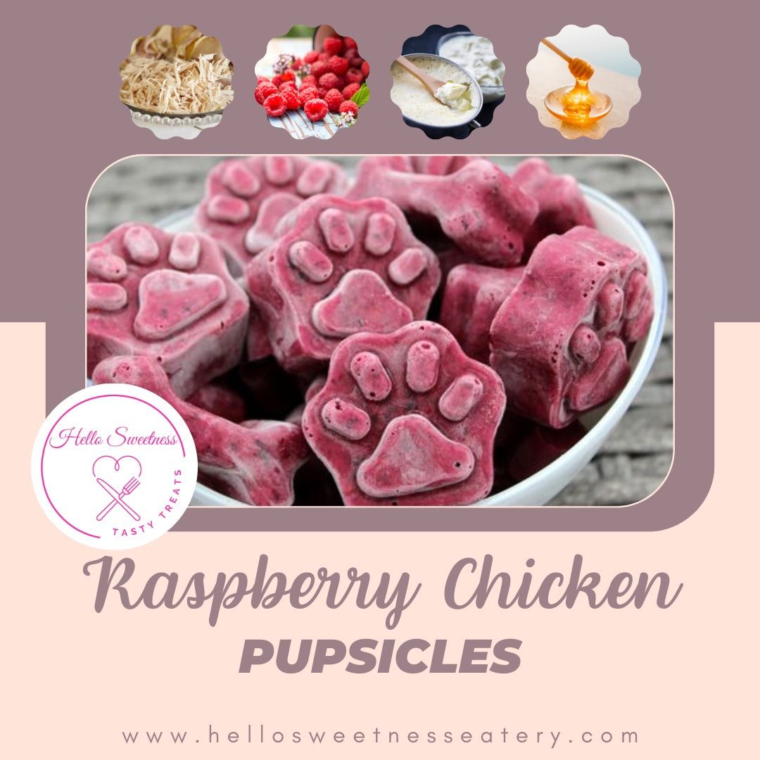 Raspberry Chicken PUPsicle