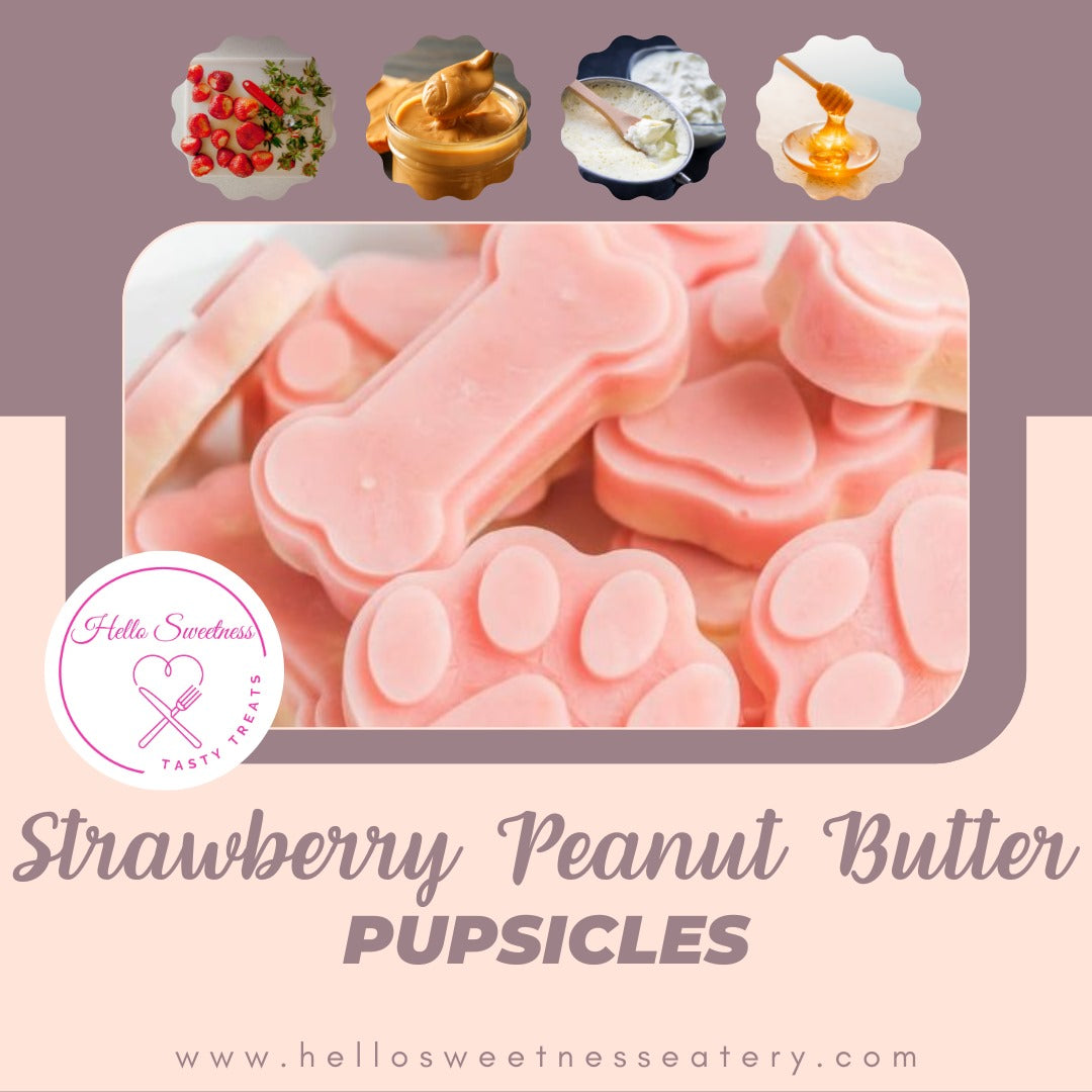 Strawberry Peanut Butter PUPsicle