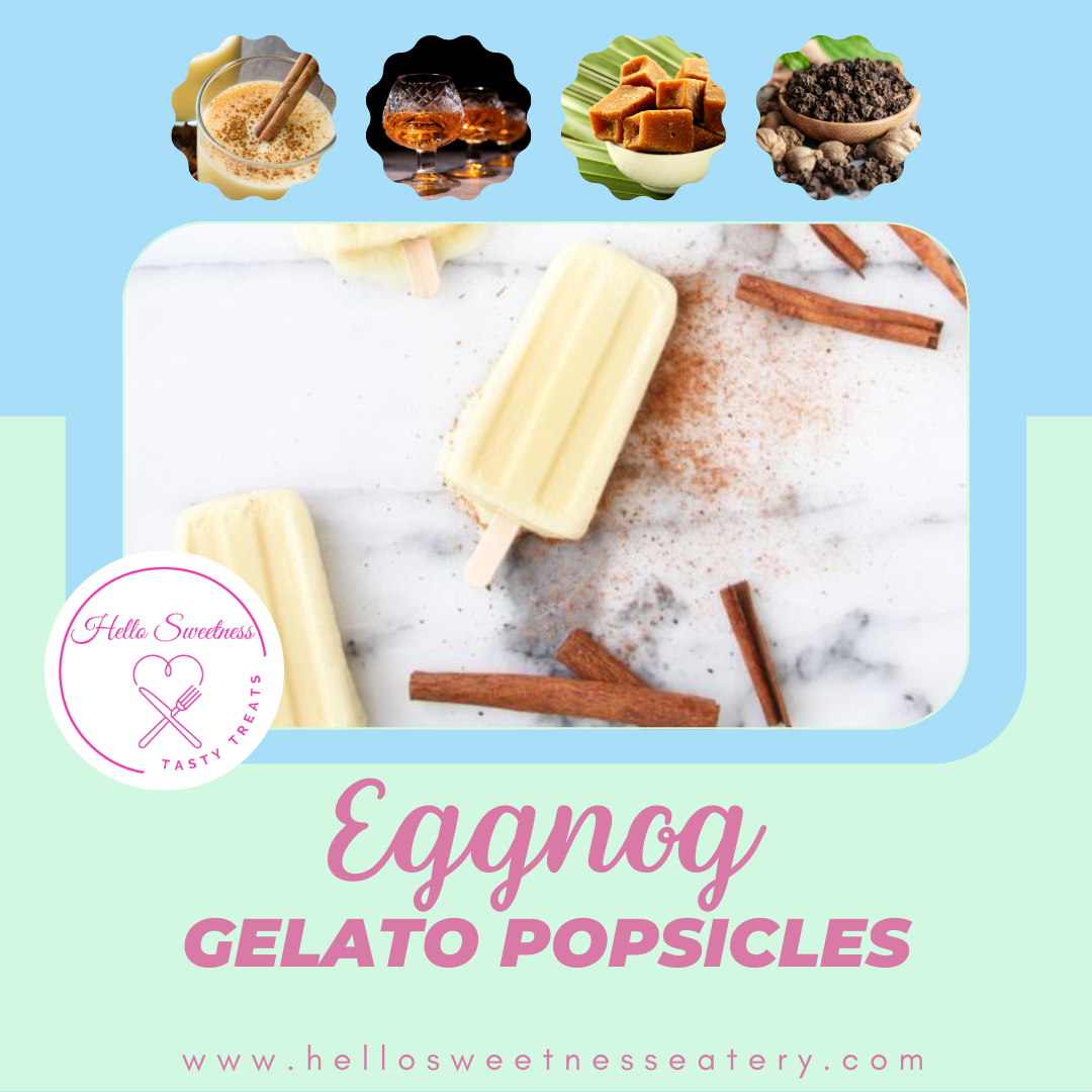 Eggnog Gelato Popsicle