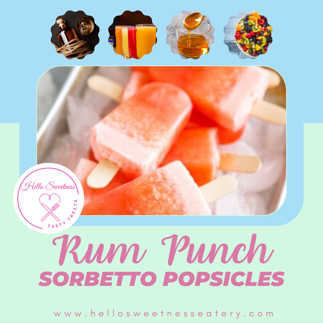 Rum Punch Sorbetto Popsicle