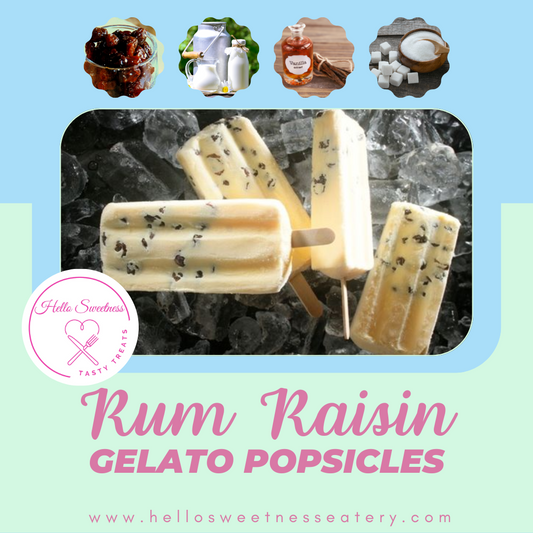 Rum Raisin Gelato Popsicle