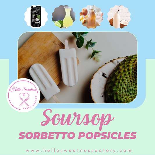 Soursop AKA Guanabana Sorbetto Popsicle