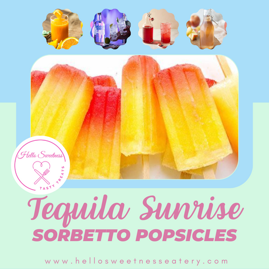 Tequila Sunrise Sorbetto Popsicle